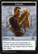 Emblem - Ral, Izzet Viceroy [Mythic Edition Tokens] - Destination Retro