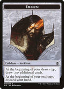 Emblem - Sarkhan, the Dragonspeaker [Khans of Tarkir Tokens] - Destination Retro
