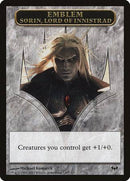 Emblem - Sorin, Lord of Innistrad [Dark Ascension Tokens] - Destination Retro
