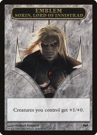 Emblem - Sorin, Lord of Innistrad [Dark Ascension Tokens] - Destination Retro