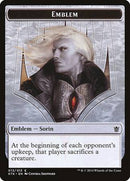 Emblem - Sorin, Solemn Visitor [Khans of Tarkir Tokens] - Destination Retro