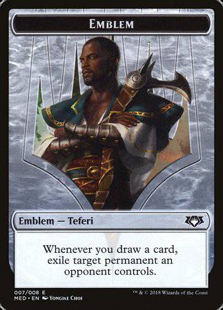 Emblem - Teferi, Hero of Dominaria [Mythic Edition Tokens] - Destination Retro