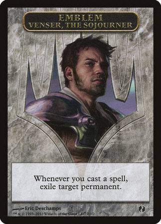 Emblem - Venser, the Sojourner [Duel Decks: Venser vs. Koth Tokens] - Destination Retro