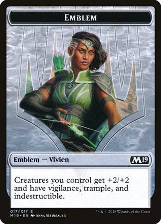 Emblem - Vivien Reid [Core Set 2019 Tokens] - Destination Retro
