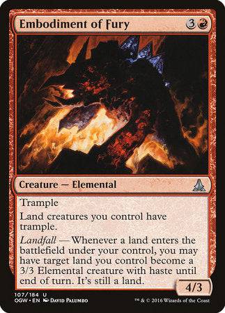 Embodiment of Fury [Oath of the Gatewatch] - Destination Retro