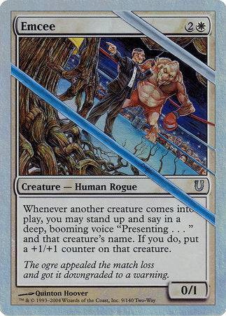 Emcee (Alternate Foil) [Unhinged] - Destination Retro
