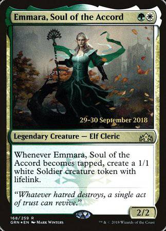 Emmara, Soul of the Accord [Guilds of Ravnica Promos] - Destination Retro