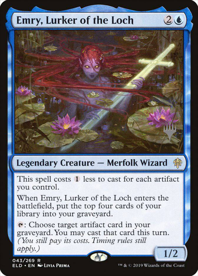 Emry, Lurker of the Loch (Promo Pack) [Throne of Eldraine Promos] - Destination Retro