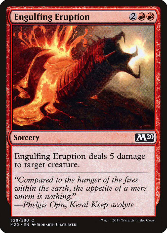 Engulfing Eruption [Core Set 2020] - Destination Retro