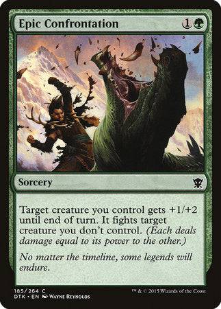 Epic Confrontation [Dragons of Tarkir] - Destination Retro