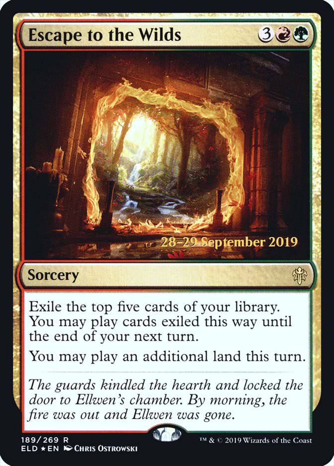 Escape to the Wilds  [Throne of Eldraine Prerelease Promos] - Destination Retro