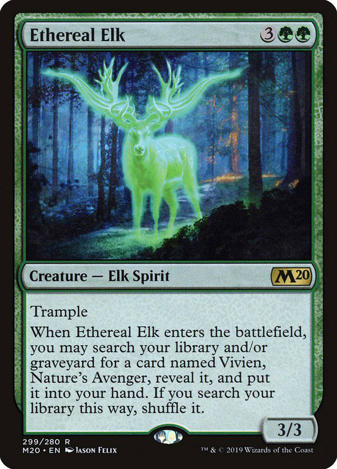 Ethereal Elk [Core Set 2020] - Destination Retro