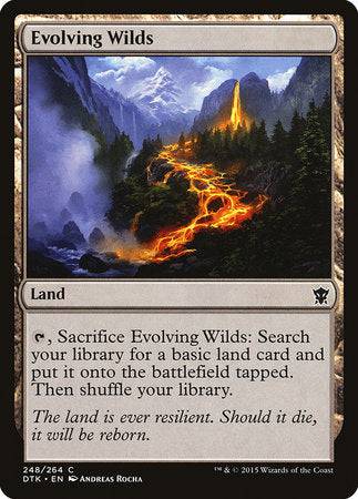 Evolving Wilds [Dragons of Tarkir] - Destination Retro