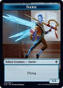 Faerie // Food (16) Double-sided Token [Throne of Eldraine Tokens] - Destination Retro