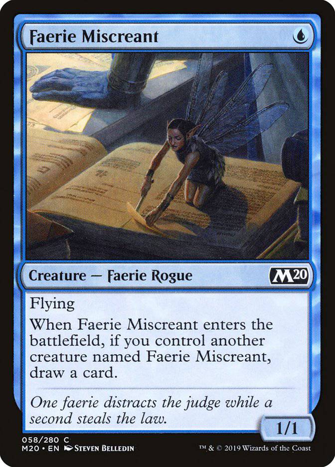 Faerie Miscreant [Core Set 2020] - Destination Retro