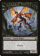 Faerie Rogue Token (Black) [Morningtide Tokens] - Destination Retro