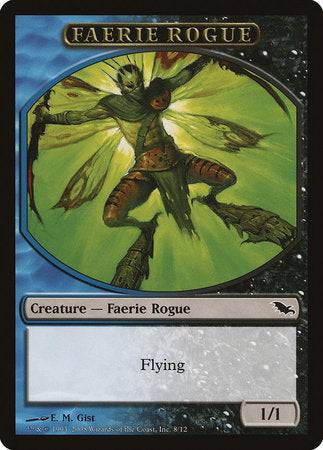 Faerie Rogue Token (Blue/Black) [Shadowmoor Tokens] - Destination Retro