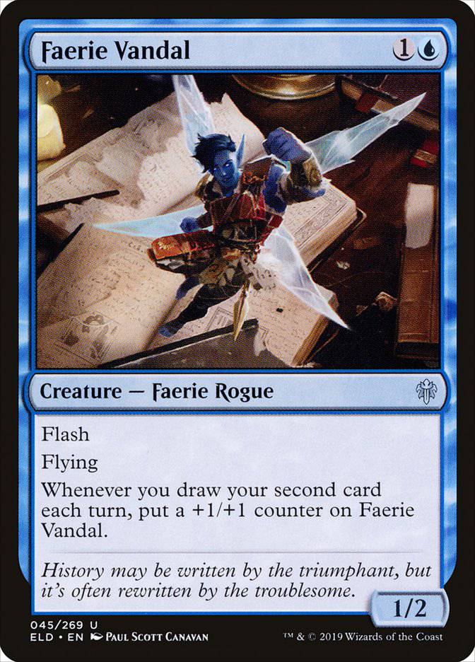 Faerie Vandal [Throne of Eldraine] - Destination Retro