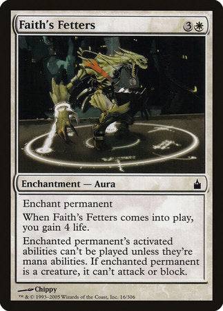 Faith's Fetters [Ravnica: City of Guilds] - Destination Retro