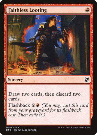 Faithless Looting [Commander 2019] - Destination Retro