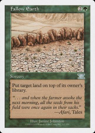 Fallow Earth [Classic Sixth Edition] - Destination Retro