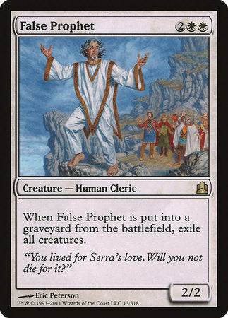 False Prophet [Commander 2011] - Destination Retro