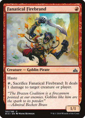 Fanatical Firebrand [Rivals of Ixalan] - Destination Retro