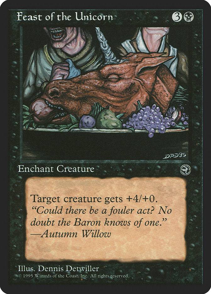Feast of the Unicorn (Autumn Willow Flavor Text) [Homelands] - Destination Retro