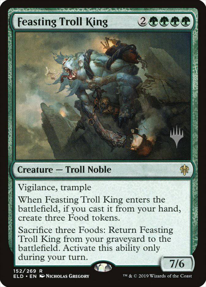 Feasting Troll King (Promo Pack) [Throne of Eldraine Promos] - Destination Retro