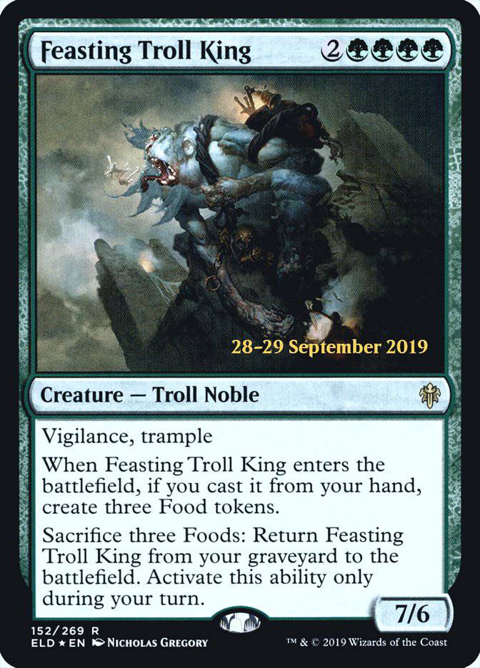 Feasting Troll King  [Throne of Eldraine Prerelease Promos] - Destination Retro