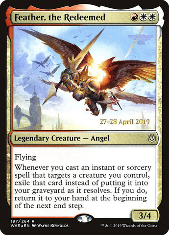 Feather, the Redeemed  [War of the Spark Prerelease Promos] - Destination Retro
