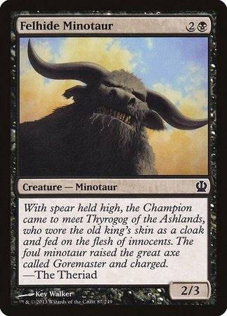 Felhide Minotaur [Theros] - Destination Retro