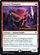 Fervent Champion  [Throne of Eldraine Prerelease Promos] - Destination Retro