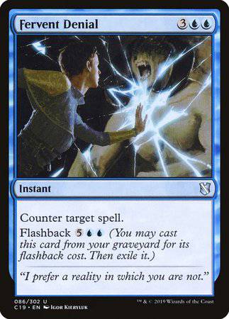 Fervent Denial [Commander 2019] - Destination Retro
