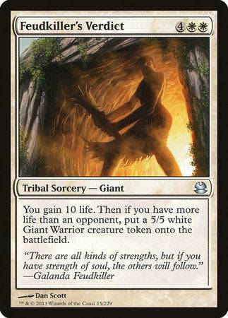 Feudkiller's Verdict [Modern Masters] - Destination Retro