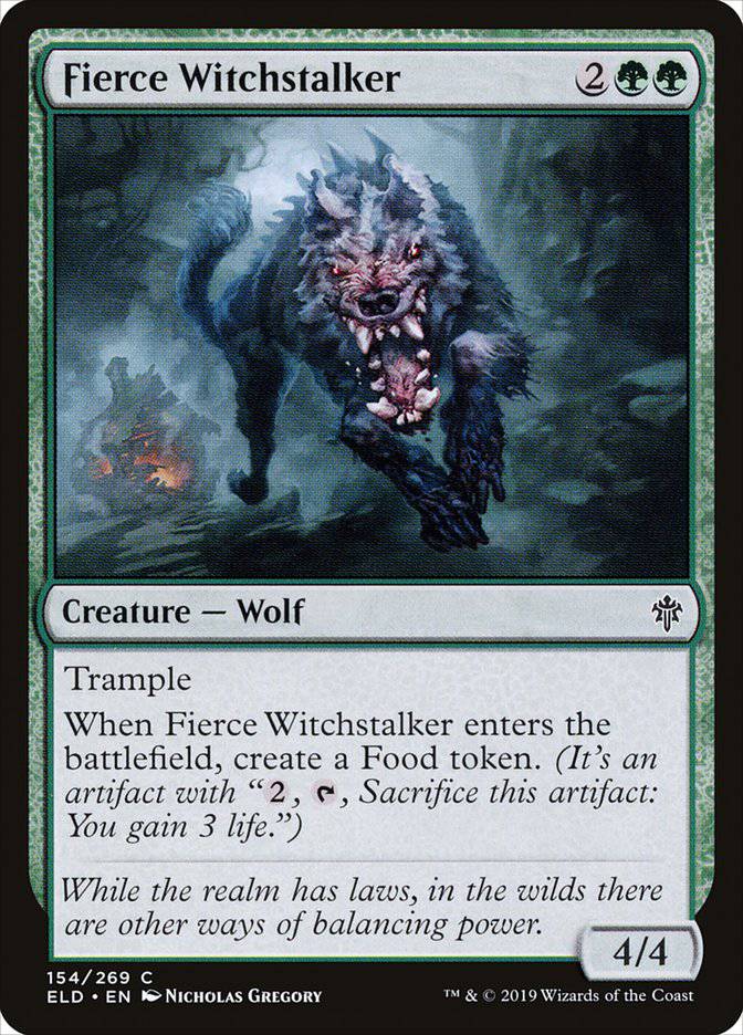 Fierce Witchstalker [Throne of Eldraine] - Destination Retro