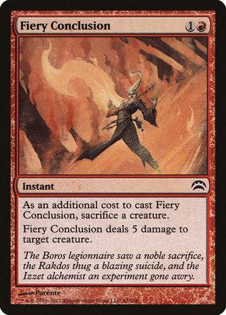 Fiery Conclusion [Planechase 2012] - Destination Retro