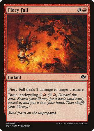 Fiery Fall [Duel Decks: Speed vs. Cunning] - Destination Retro