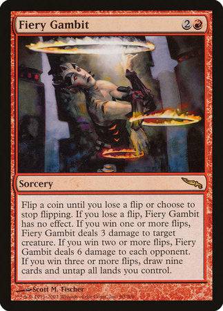 Fiery Gambit [Mirrodin] - Destination Retro