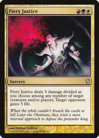 Fiery Justice [Commander 2013] - Destination Retro