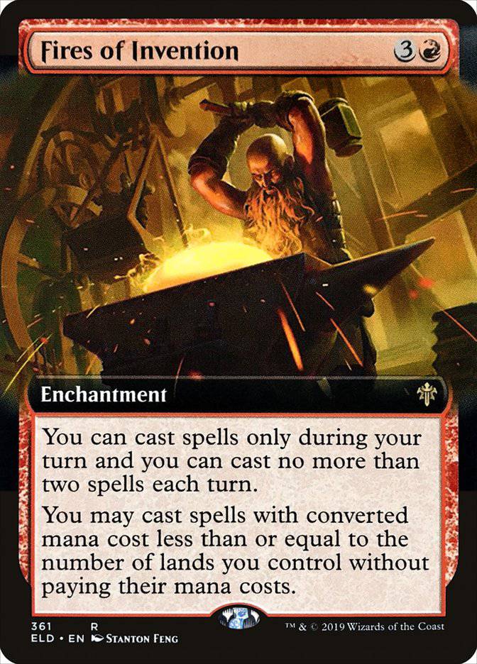 Fires of Invention (Extended Art) [Throne of Eldraine] - Destination Retro