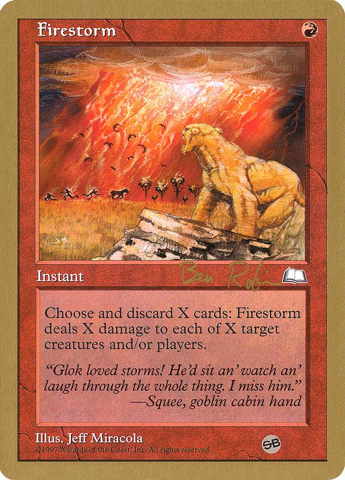 Firestorm (Ben Rubin) (SB) [World Championship Decks 1998] - Destination Retro