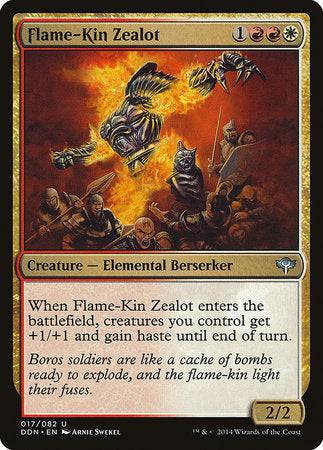 Flame-Kin Zealot [Duel Decks: Speed vs. Cunning] - Destination Retro