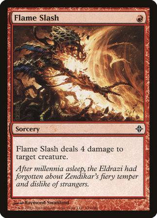 Flame Slash [Rise of the Eldrazi] - Destination Retro