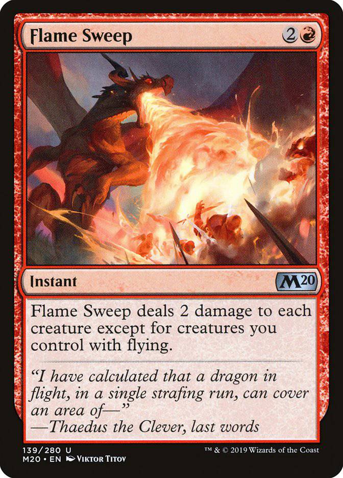 Flame Sweep [Core Set 2020] - Destination Retro