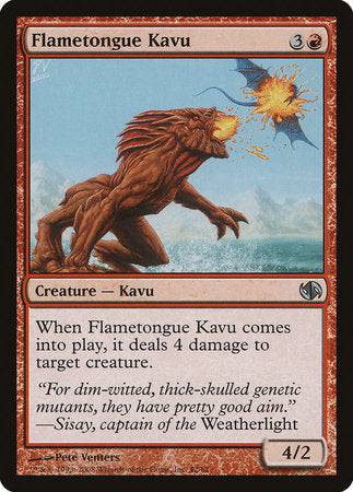 Flametongue Kavu [Duel Decks: Jace vs. Chandra] - Destination Retro