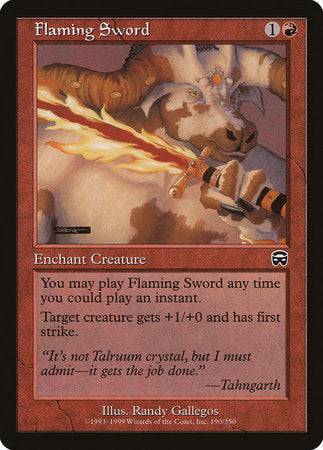Flaming Sword [Mercadian Masques] - Destination Retro