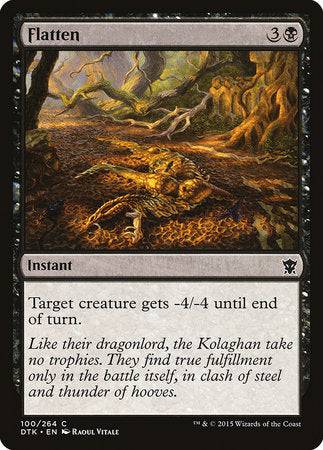 Flatten [Dragons of Tarkir] - Destination Retro