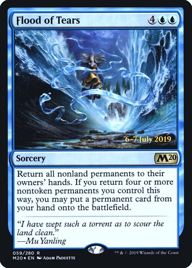 Flood of Tears  [Core Set 2020 Prerelease Promos] - Destination Retro