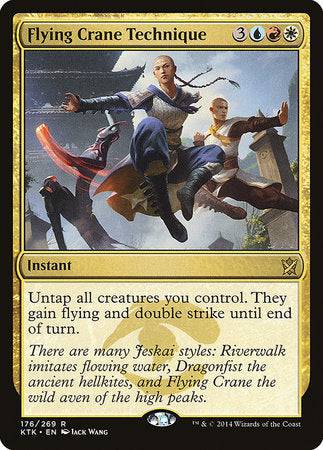 Flying Crane Technique [Khans of Tarkir] - Destination Retro